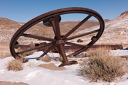 Photo of large wheel in Bodie