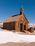 Photo of church in Bodie