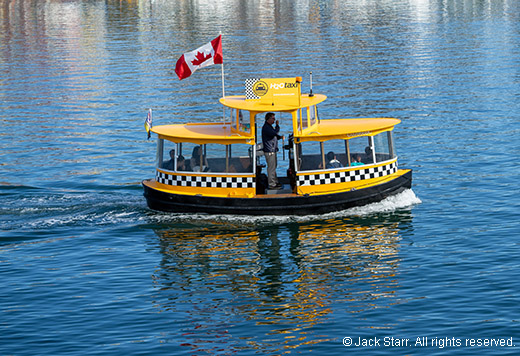 Water taxi in Victoria, British Columbia, Canada