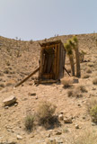 Photo of outhouse in Death Valley