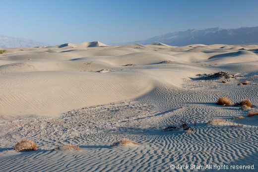 Sand Dunes in Death Valley, photo by Jack Starr