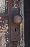 Antique doorknob at Garland Ranch Regional Park, Carmel Valley, CA